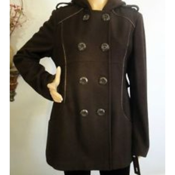 Miss Sixty Jackets & Blazers - M60 miss sixty chocolate xl hooded coat